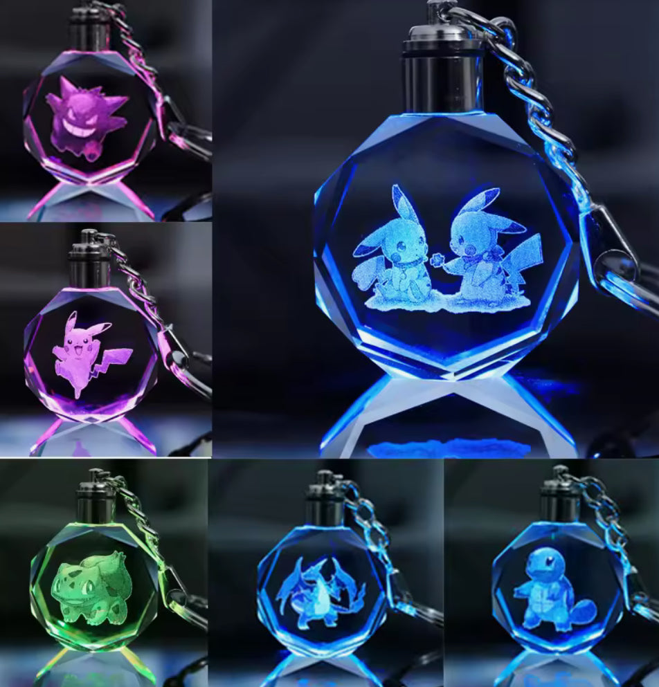 Llavero de pokemon luminoso coleccionable